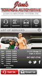 Mobile Screenshot of jimstowingandautomotive.com
